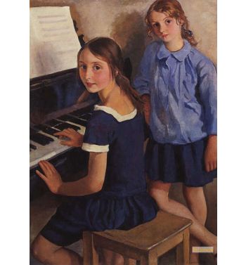 Girls At The Piano, 1922