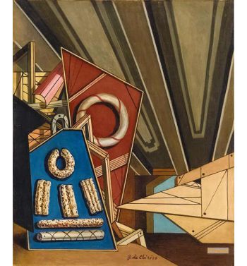 Interno Metafisico con Biscotti