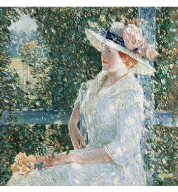 An Outdoor Portrait Of Miss Weir 1909