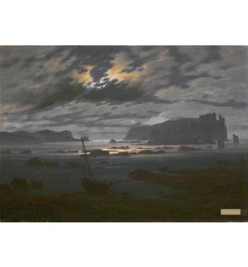 Northern Sea In The Moonlight 