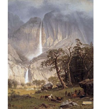 Cho Looke The Yosemite Fall 1864