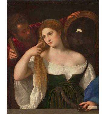 Woman With A Mirror