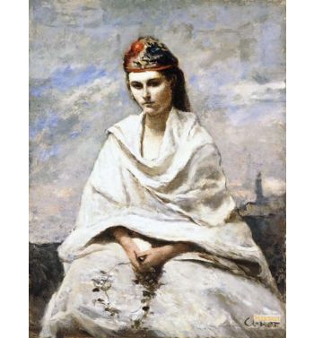 A Young Greek With A White Shawl c1868 70