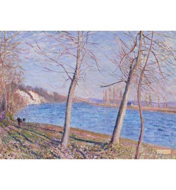 The Banks Of The River At Veneux 1881