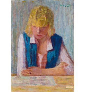 The Blonde In The Blue Vest