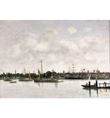 The Meuse At Dordrecht 1874