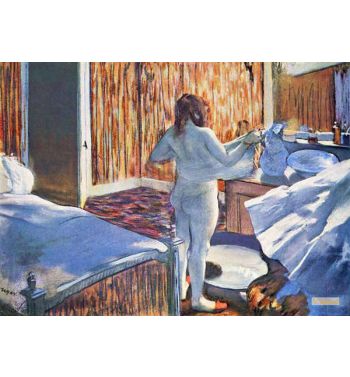 Woman Drying Herself After The Bath