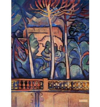 View From The Hotel Mistral Lestaque 1907