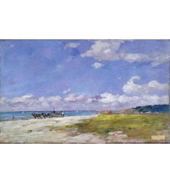 The Beach At Trouville c1887 96