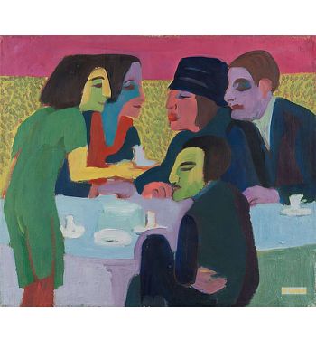 Coffee House Scene Szene Im Café ca. 1926