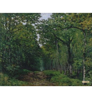 The Avenue Of Chestnut Trees At La Celle Saint Cloud 1867