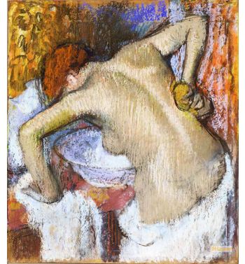 Woman Sponging Her Back, 1888-1892