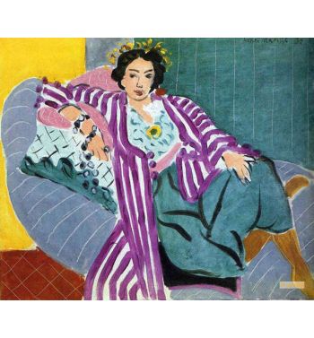 Small Odalisque In Purple Robe