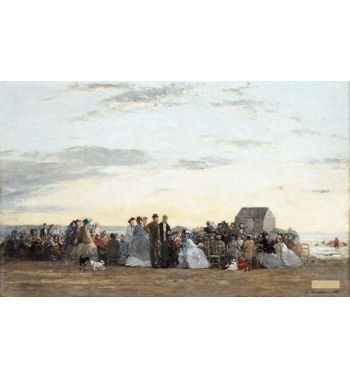 Beach Scene 1865