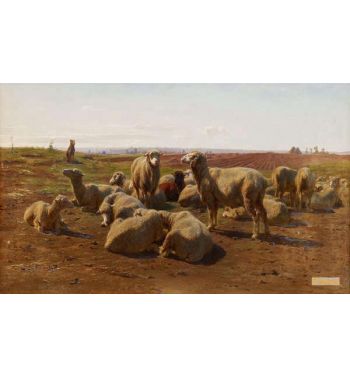 Watching Over The Flock 1860