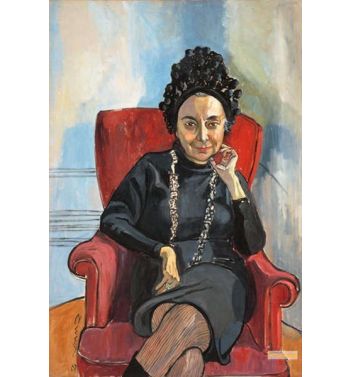 Portrait Of Art Critic Charlotte Willard 1967