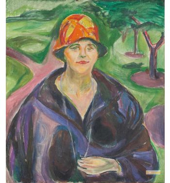 Woman In A Blue Coat, 1925