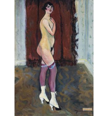 Nude In Boots 1916