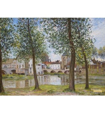 Pont De Moret Sur Loing 1888