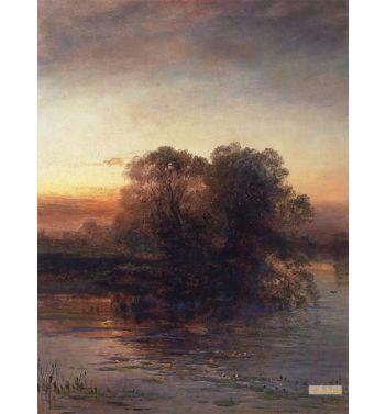 The Pond At Dusk