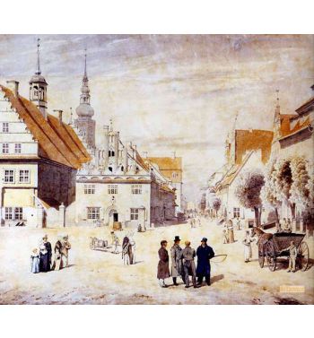Market Square In Greifswald