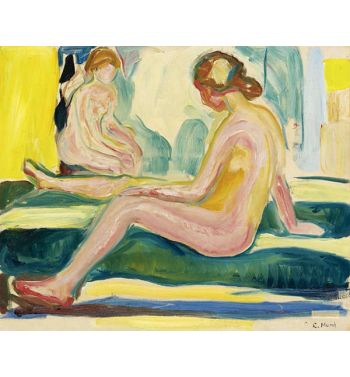 Seated Female Nudes, 1917