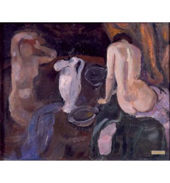Study Of A Still Life With Two Nudes, C, 1934