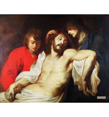 Lamentation Over The Dead Christ With The Virgin And St John