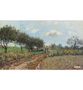 The Road At Campagne 1876