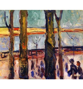 Canal In Warnemünde, 1908 3