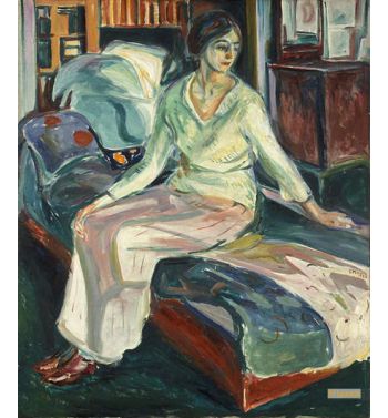 Seated Model On The Couch, 1920S