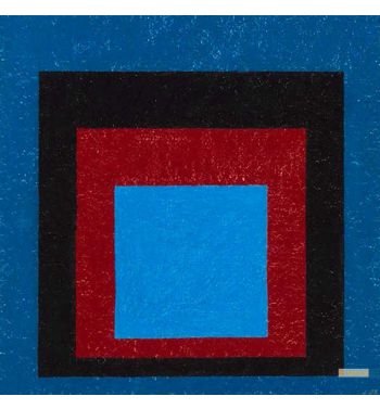 Homage To The Square, Between Two Blues, 1955