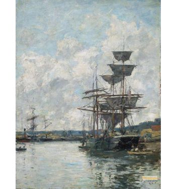 Ships At The Havre 1887