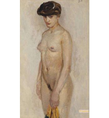 Bertha With A Yellow Scarf, 1904