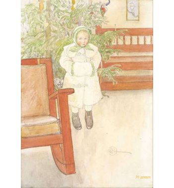 Girl And Rocking Chair