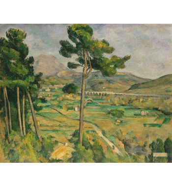 Mont Sainte-Victoire And The Viaduct Of The Arc River Valley