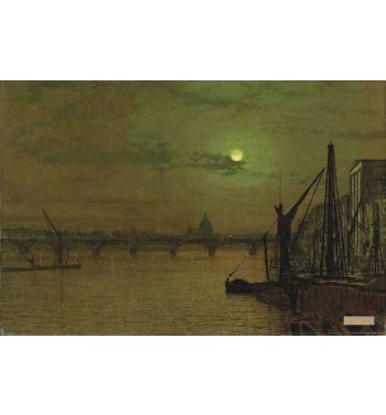 Waterloo Bridge London Looking East