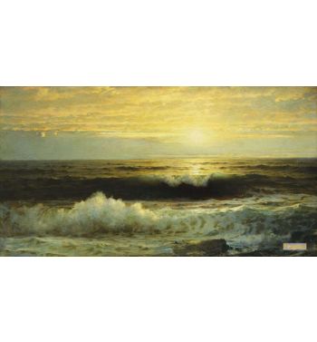 An Orange Sunset Waning Low, 1897