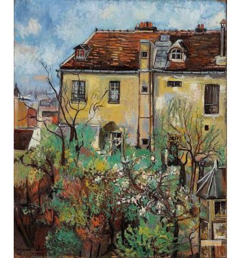 Garden In Rue Cortot 1928