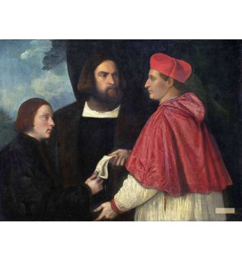 Girolamo And Cardinal Marco Corner Investing Marco Abbot Of Carrara With His Benefice