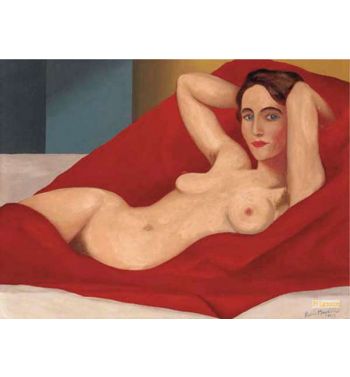 Lying Naked, Georgette Magritte, 1923