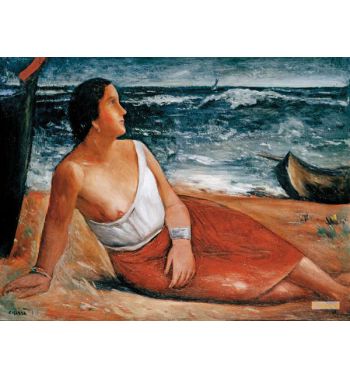 Donna Sulla Spiaggia
