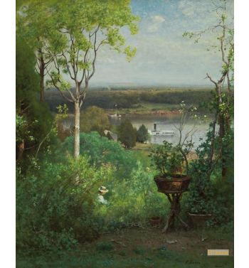 Looking Over The Hudson At Milton Ca 1886 1888