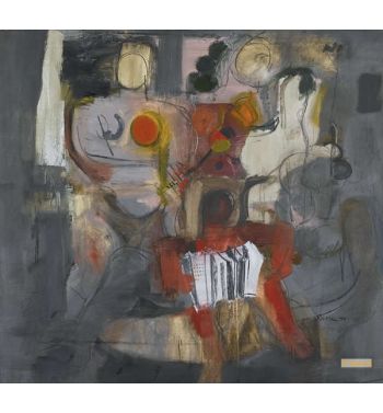 Red Accordion Player
