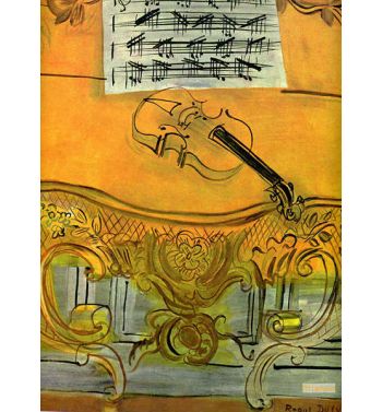 The Yellow Console With A Violin