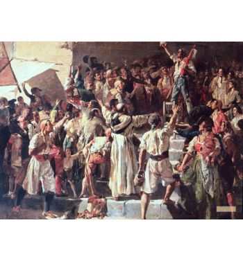 The Cry Of The Palleter Declaring Was On Napoleon 1884