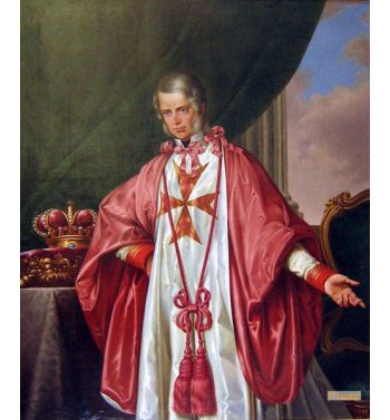 Portrait Of Leopold Ii Grand Duke Of Tuscany With The Insignia Of The Order Of Saint Stephen 1797 1870