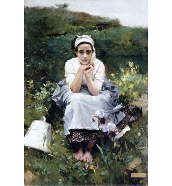The Milkmaid C1890