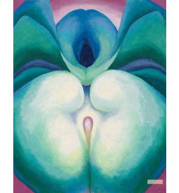Series I White & Blue Flower Shapes 1919