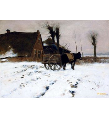 At The Farmhouse In Winter